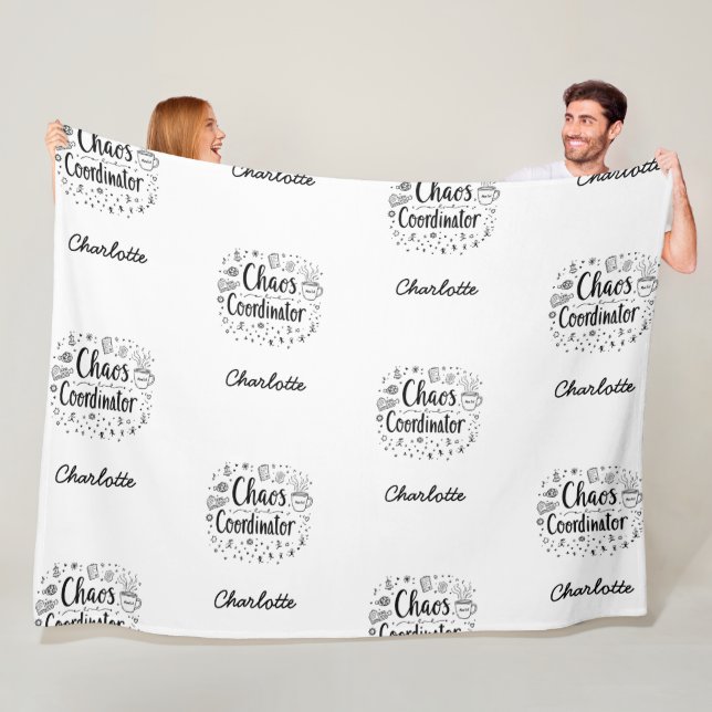 Cobertor De Velo Dia de as mães Personalizado Engraçado Coordenador (In Situ)