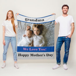 Cobertor De Velo Dia de as mães Vovó