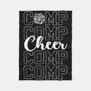 Cobertor De Velo Dia de Competição de Cheerleading Dia de Cheerl
