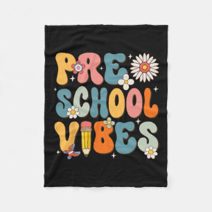 Cobertor De Velo Dia De Escola Pré-Escolar Vibes Volta às Aulas