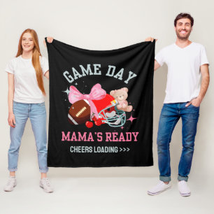 Cobertor De Velo DIA DE JOGO MÃE ESTÁ PRONTA Mãe de Futebol America