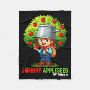Cobertor De Velo Dia de Johnny Appleseed 26 de setembro