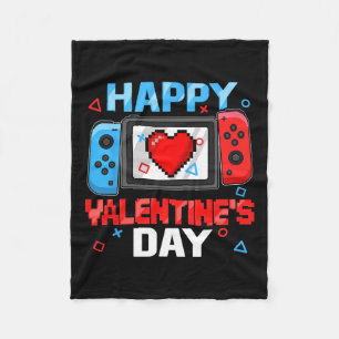 Cobertor De Velo Dia de os namorados Controller Video Game Heart Bo