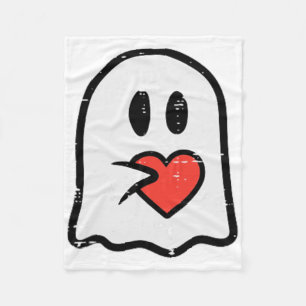 Cobertor De Velo Dia de os namorados Ghost Heart Pocket Cute My Boo