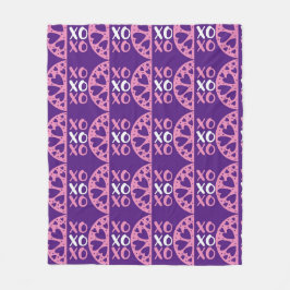 Cobertor De Velo Dia de os namorados XOXO