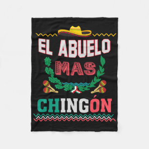 Cobertor De Velo Dia de os pais de Abuelito Mas Chingon Mexicano