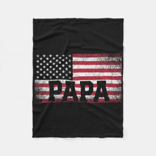 Cobertor De Velo Dia de os pais De Bandeira Papa-Americano 4 De Jul