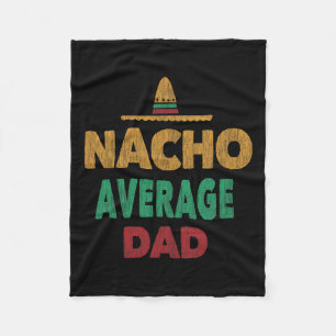 Cobertor De Velo Dia de os pais Médio de Pai Nacho Mexicano