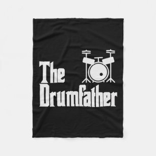 Cobertor De Velo Dia de os pais O Drum-Padre Drummer Musical Pai G