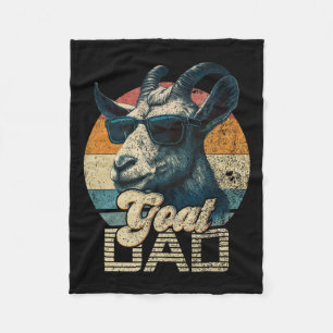 Cobertor De Velo Dia de os pais Pai engraçado Pai Goat com melhor