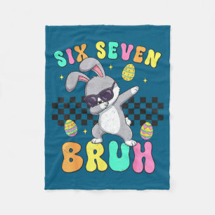 Cobertor De Velo dia de Páscoa seis sete bruh 6 7 meme dabbing coel