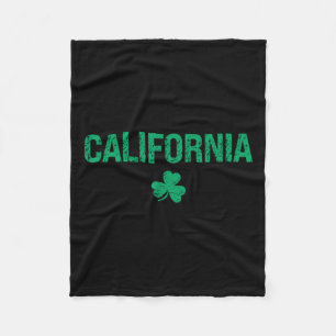 Cobertor De Velo Dia de São Patrício de Shamrock irlandês da Califó