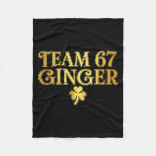 Cobertor De Velo Dia de São Patrício Equipe Ginger 67 Seis Sete Div