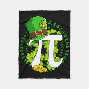 Cobertor De Velo Dia de São Patrício Feliz Dia do Pi Matemática Ciê