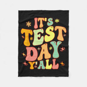Cobertor De Velo Dia De Teste Yall Engraçado Dia De Teste Para Prof