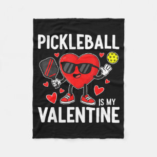 Cobertor De Velo Dia dos namorados pickleball é amor das mulheres n
