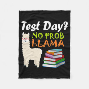 Cobertor De Velo Dia Llama Professora Exame Ensinando Camisa Estuda