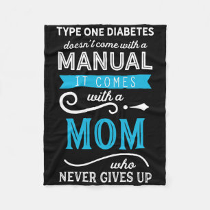 Cobertor De Velo Diabetes Tipo Um Não Vem Com Uma Mãe Manual 
