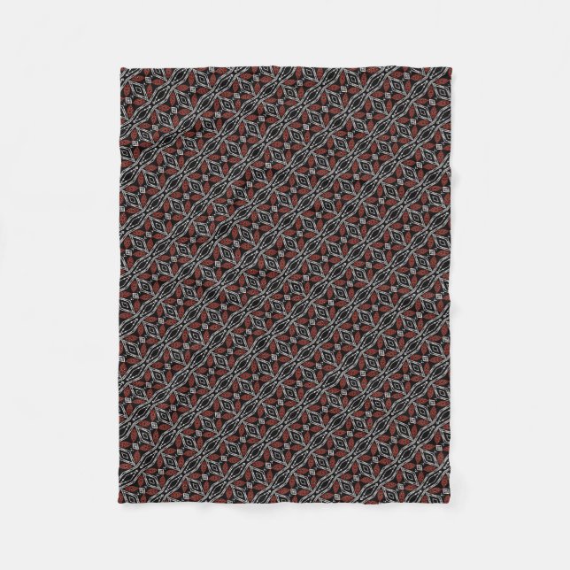 Cobertor De Velo Diamante Tribal (Frente)
