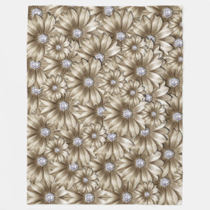 Cobertor De Velo Diamond Daisies