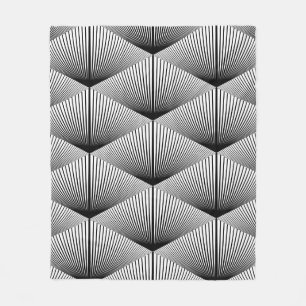 Cobertor De Velo Diamond Geométrico: Design monocromático