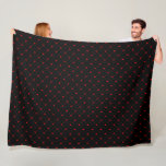 Cobertor De Velo Diamond Shaped Red Heart & Line Art<br><div class="desc">This design features bright red hearts almost connected by diagonal red lines making a diamond shape, or a square rotated 45 degrees. A simple pattern and theme that doesn't scream romance from the highest mountain, perfectly acceptable as a gift to friends and family as well as in the workplace. Feel...</div>