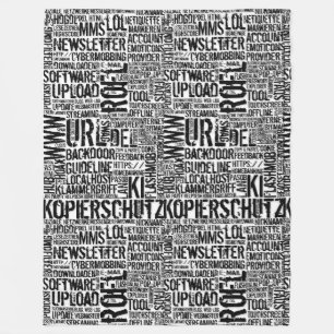 Cobertor De Velo Dicionário de computador...