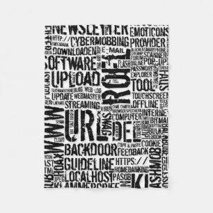 Cobertor De Velo Dicionário de computador...