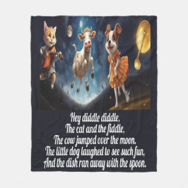 Cobertor De Velo Diddle Diddle - Rhyme Fleece Blanket
