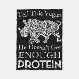 Cobertor De Velo Diga A Este Vegan Que Proteína Suficiente Vegan