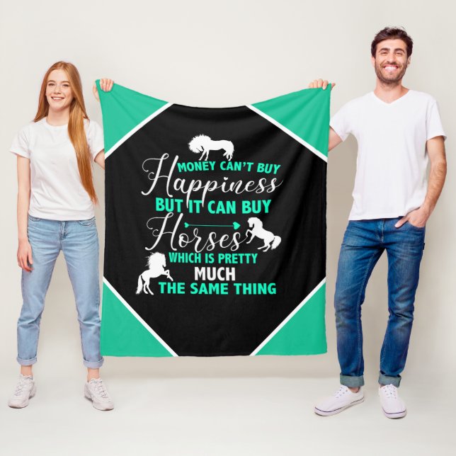 Cobertor De Velo Dinheiro pode Comprar cavalos verde (In Situ)