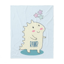 Dino Amarelo Bonito com Estrelas Felizes