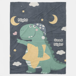 Cobertor De Velo Dino Good Night Blanket