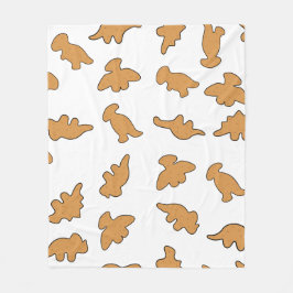 Cobertor De Velo Dino Nuggets Pattern