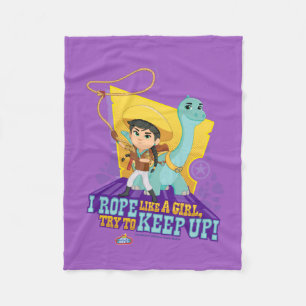 Cobertor De Velo Dino Ranch   Min e Clover