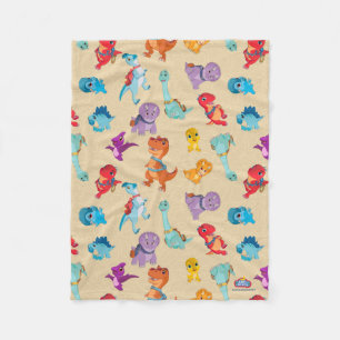 Cobertor De Velo Dino Ranch   Um Padrão de Aventura de Dinossauro