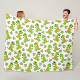 Cobertor De Velo Dinossauros! Fleece Blanket