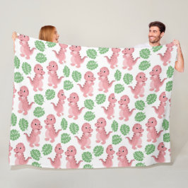 Cobertor De Velo Dinossauros! Fleece Blanket