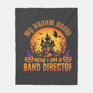 Cobertor De Velo Diretor de Banda de Halloween Vassoura de Bruxa Ca