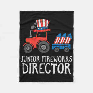 Cobertor De Velo Diretor Júnior de Fireworks Trator 4 De Julho Boys