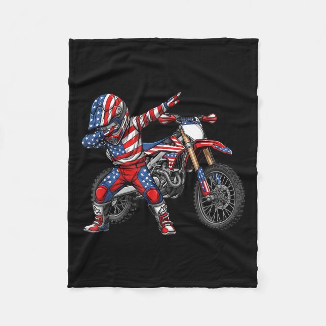 Cobertor De Velo Dirt Bike Art Rider Motocross Motorcycle Dirtbike (Frente)