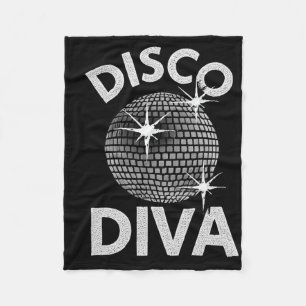 Cobertor De Velo Disco Ball Disco Diva Queen1