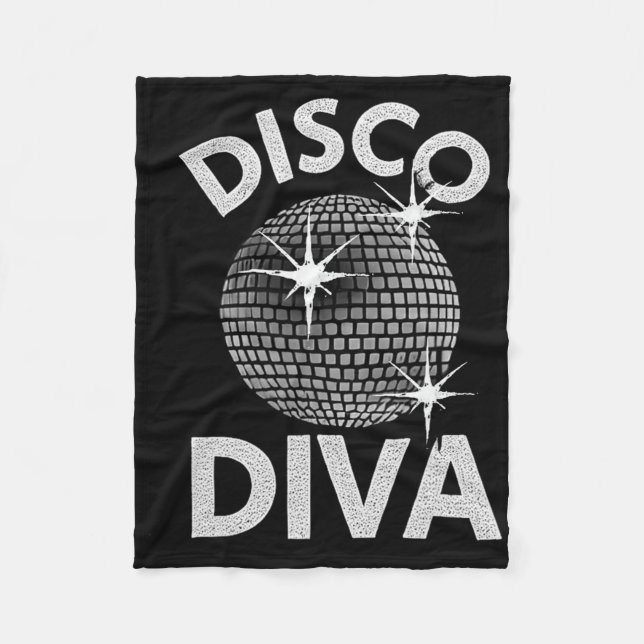 Cobertor De Velo Disco Ball Disco Diva Queen1 (Frente)