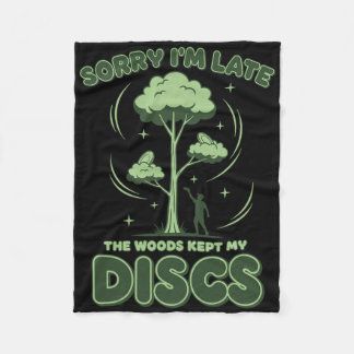 Cobertor De Velo Disco Golfe Desculpe-me Pelo Atraso A Floresta Fic