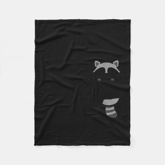 Cobertor De Velo Dishonest Raccoon Funny Raccoon Meme Behave No Car (Frente)