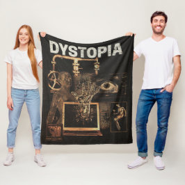 Cobertor De Velo Distopia - Design de Streetwear Techno-Dystopian