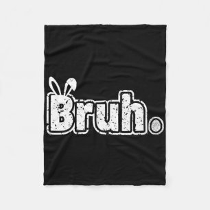 Cobertor De Velo Dito engraçado de meme Bruh Saudação Bro Adolescen