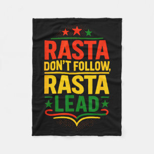 Cobertor De Velo Dito Rasta Não Segue, Frase Motivacional