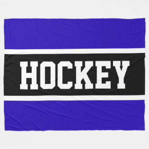 Cobertor De Velo Diversão HOCKEY Torre-se Atletic Royal Blue White 