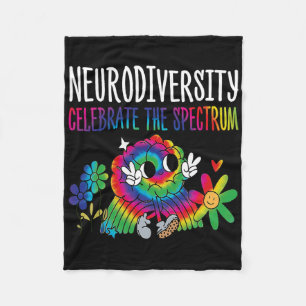 Cobertor De Velo Diversidade Neurodiversidade Cérebro Autismo Consc